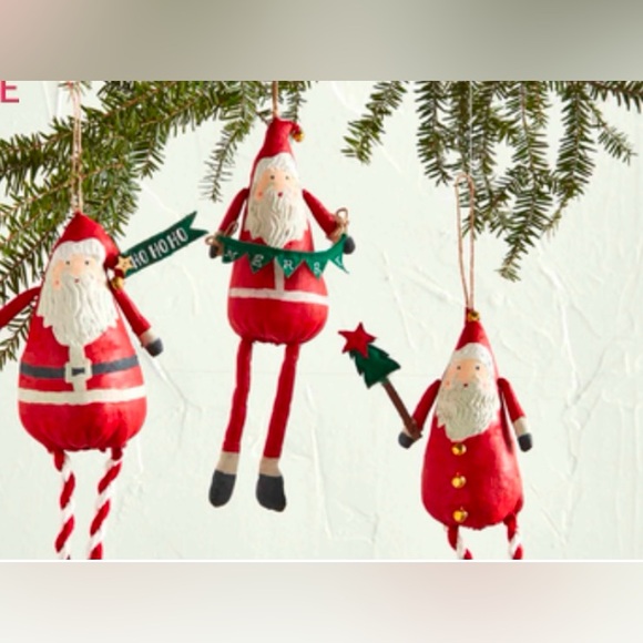 ▪️NWT Mud Pie So Jolly Santa Dangle Ornament - Picture 6 of 6